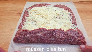 Ein köstliches Gericht mit Hackfleisch dass Sie noch nicht gegessen haben jeder kann kochen 166 [upl. by Aynav515]