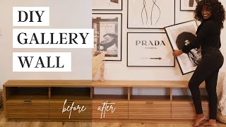 DIY GALLERY WALL  Tips amp Tricks [upl. by Haberman]