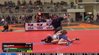 Schoolboy 97 Jack Dubach Wisconsin Vs Caden Horwath Michigan [upl. by Rexferd481]