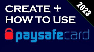 ➡️ How to Create PAYSAFECARD Account in 2024 ✚ How to Use PaySafeCard [upl. by Gosser]