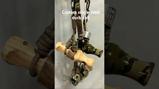 Custom single reed duck call from pallet wood duckhunting woodworking [upl. by Nichols]