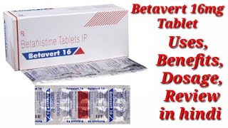 Betavert 16 Tablet  Betahistine Tablet  Betavert 16mg Tablet  Betavert Tablet Uses Benefits Dose [upl. by Flavio10]