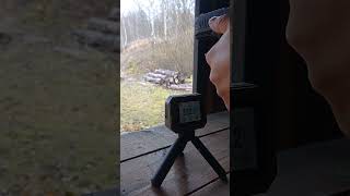 Baltic bullet 9x19 FMJ ammo chronograph velocity test Garmin Xero C1 Pro arex delta [upl. by Ekud]