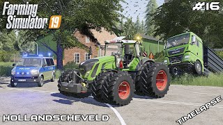 Pulling CONTRACTOR out of DITCH  Animals on Hollandscheveld  Farming Simulator 19  Episode 16 [upl. by Troy]