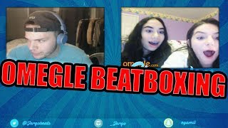 GIRLS FREAKOUT OVER INSANE DUBSTEP BEATBOXER  OMEGLE [upl. by Efeek]