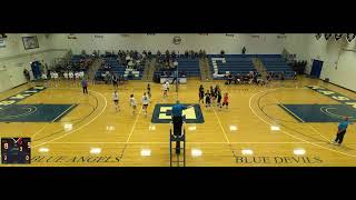 Region 24 DI Volleyball Tournament Kaskaskia 3 vs Wabash Valley 6 [upl. by Novyat562]