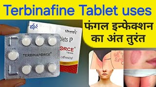 Terbinafine tablets ip 250 mg  terbinafine tablets uses in hindi  terbinaforce tablets [upl. by Joya]