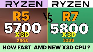 R5 5700X3D VS R7 5800X3D VS R7 8700G VS R7 7700X VS İ5 14600K RYZEN R5 5700 X3D GAMİNG BENCHMARK [upl. by Susan321]