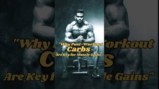 quotWorkout ke Baad Carbs Kyon Zaruri Hain Muscle Gains ke Liyequot shortvideo carbs dietitiansnk [upl. by Lambrecht]