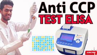 anti ccp test ELISA Procedure labytvideolaboratory medical [upl. by Notaek144]