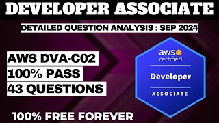 AWS Certified Developer Associate Practice Questions  ANALYSIS SEP2024 DVAC02 [upl. by Nivre]