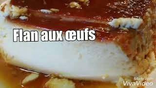 Recette simple Flan aux œufs avec caramel maison [upl. by Atiniuq]