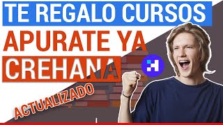 🚀COMO tener CURSOS de CREHANA GRATIS  RAPIDO 2021🚀 UPDATE [upl. by Sidran]