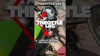 THROTTLE LAG DELAY IN PICKUP AND LACK OF POWER IN MY BIKE shorts motorcycle bikerepair [upl. by Rowen]