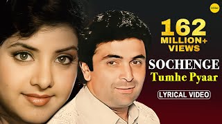 Sochenge Tumhe Pyar Lyrical  Deewana  RishiKapoor Divya Bharti  90s Best Song [upl. by Cosimo139]