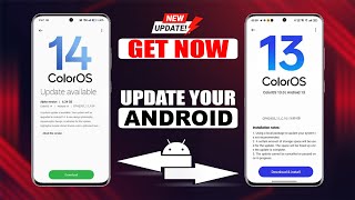 How To Update Android ColorOS 13 To 14 Version  ColorOS Update Kaise Kare  Android 13 To 14 Update [upl. by Mokas]