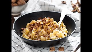 Pasta gorgonzola e noci con cacao [upl. by Neufer]