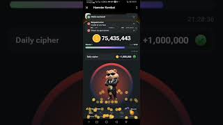 Unlock hamster kombat daily cipher Jun 6 Morse code 1 million coin  Edited [upl. by Colwen]