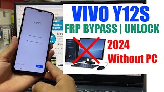 Vivo Y12s FRP Bypass  Vivo v2026 Google Account Remove Without Pc [upl. by Lawford]