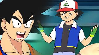 Goku vs Ash RAP BATTLE [upl. by Inuat]