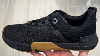 Under Armour TriBase Reign 5 Black Gum Training Shoes [upl. by Dnartreb78]