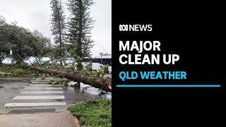 Southeast Queensland cleans up following major rain and flashflooding amid high tides  ABC News [upl. by Akeylah]