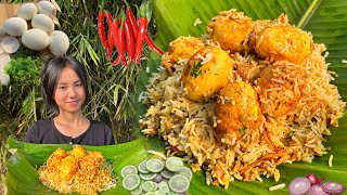 Egg Biryani  Anda Biryani recipe  Easy Egg Biryani recipe  Village Style Anda Biryani [upl. by Bergerac]