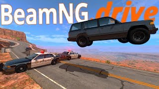 The Craziest Police Chases  New Giant Italy Map  BeamNG Drive Gameplay [upl. by Relyuc847]