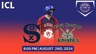 Lexington Blue Sox  East Boston Knights  FULL GAME  8224 [upl. by Sorce]