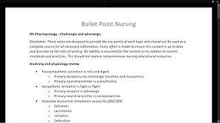 Adrenergic and Cholinergic drugs  Evidencebased nursing pharmacology lecture [upl. by Placido623]