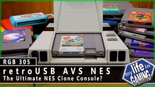 retroUSB AVS NES  RGB305  MY LIFE IN GAMING [upl. by Edialeda]