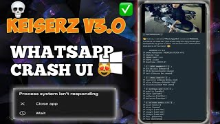 🎭 SC BUG KEISERZ V30 2024 🥶  BUG INVISIBLE  BUG SISTEM UI amp INVIS IPHONE  CRASH ALL HANDPHONE [upl. by Reham]