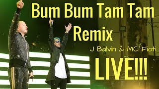 Bum Bum Tam Tam Remix  J Balvin amp MC Fioti Live in Concierto [upl. by Carina355]