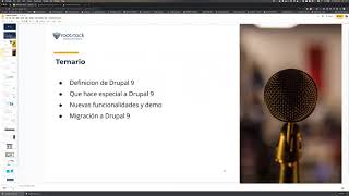 Webinar Implementando un sitio con Drupal 9 [upl. by Hara]