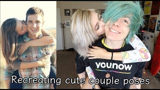 Recreating cute couple poses [upl. by Kayley]