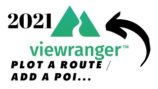 ViewRanger app  2021 Plot a Route  Add a POI [upl. by Sapowith775]