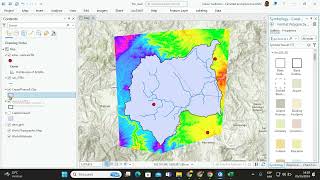 Precipitación media tres métodos promedio aritmético Thiessen e interpolación IDW en ArGIS Pro [upl. by Inajar]