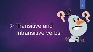 Transitive amp Intransitive Verb full concept [upl. by Seedman337]