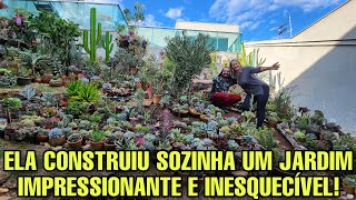 FIQUEI EMOCIONADO QUANDO VI ESSE JARDIM  plantas exóticas e suculentas raras [upl. by Rehptsirhc]