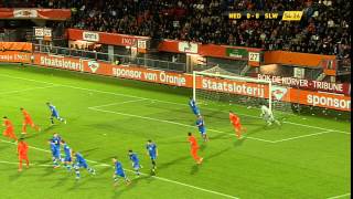 Highlights Netherlands  Slovakia Youth 20 EKqualification 15102012 [upl. by Mccallum973]