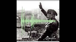 Benito Mussolini Speech in English rare [upl. by Aiam]