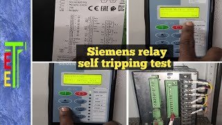 Siemens relay self test [upl. by Jessie678]