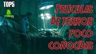 TOP5 Películas de Terror Poco Conocidas [upl. by Atekal]