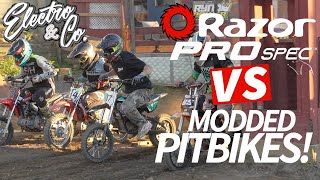 razor MX PROSPEC SMOKES MODDED PITBIKES PITBIKE RACING ELECTRO amp CO 14000KW extreme kit PROSPEC [upl. by Quintessa447]