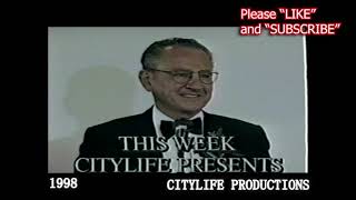 CityLife Productions presents quotThe 1998 Verrazano Day Observance Award Ceremony quot [upl. by Atilahs]