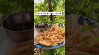 crunchy crispy potato food recipe cooking easyrecipe love music [upl. by Daniala]