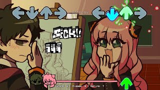 Suspai but Anya and Damian Sings it FNF Spy x Family Reskin  Cover  Funk Miss Nagatoro [upl. by Pandora320]