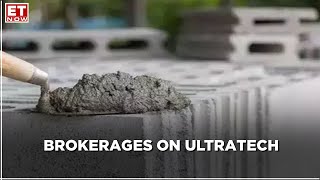 Brokerages on Ultratech Company likely to hike prices to pass on cost inflation [upl. by Ilenay]