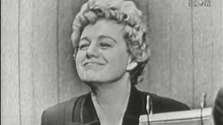 Whats My Line  Dimitri Tiomkin Shelley Winters Martin Gabel panel Dec 9 1956 [upl. by Llarret]