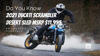 2021 Ducati Scrambler Desert Sled MSRP 11995 [upl. by Aicnerolf]